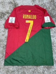 Cristiano Ronaldo Signed Portugal World Cup Jersey, Beckett COA