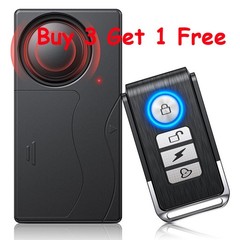 Rechargeable Wireless Anti~Theft Vibration Motorcycle Bike Security Alarm Remote