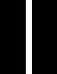 Full Size 1 inch Gloss White Football Helmet Stripe – 20 mil 3M a
