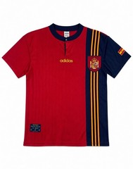 Spain 1996 Retro Style Home Jersey