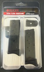 RUGER LC9 LC9S EC9S 9mm 7 Round Magazine OEM 7rd Mag 90642 Value 2 Pack – NEW