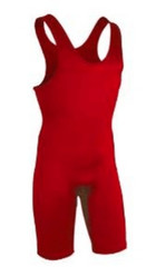 Brute Solid Color High Cut Wrestling Singlet – Red