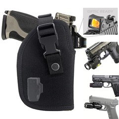 NEW Universal OWB Gun Holster for Pistols with Flashlight or Optic/Light/Laser