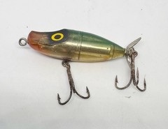 Unknown Vintage 2.5” Lipless Runt Style Top water Lure Vgc Millsite?