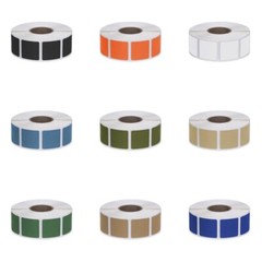 Action Target 7/8″ Square Bullet Hole Repair Target Pasters – Roll of 1,000