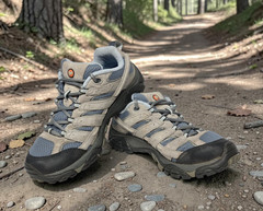 Merrell Women’s Size 8.5 W Moab 2 Vent Hiking Shoe Gray Pigskin Leather/Mesh