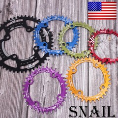 US Bicycle BMX MTB Chainring 104BCD 30T-52T Narrow Wide Single Tooth Chain Ring