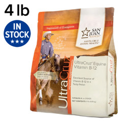 UltraCruz Equine Vitamin B-12 Supplement for Horses, 4 lb Pellet (64 Day Supply)