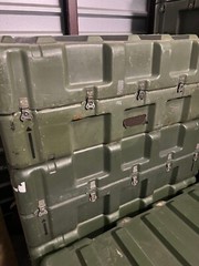 Pelican Hardigg US Military Weapons Transport Storage 12 Rifle Rack Hard Case