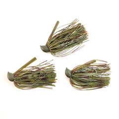 3-Pack Hand-Tied 3/8-oz. Perfect Craw Recessed Flat-Eye Flipping Jigs