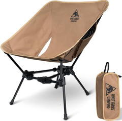 Silla Camping Plegable Ultraligera Senderismo Portátil 330LB Compacta, Nuevo