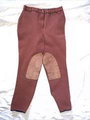 Rust-ENGLISH Riding Breeches MILLERS vintage made in USA 30L fox hunting SHOWING