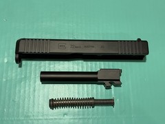 USED OEM GLOCK 22 GEN 5 COMPLETE SLIDE BARREL RECOIL SPRING FRONT SERRATIONS .40