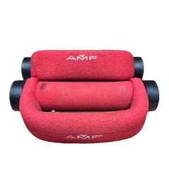 Vintage AMF Heavy Hands Pair Of 2 Dumbbell Hand Weights Red 1 Lbs