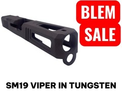 BLEM Viper For G19 custom Slide gen3 NEW Cerakote upper stripped Tungsten