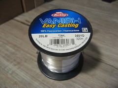 Berkley Vanish Easy Casting 100% Fluorocarbon Fishing Line 20 LB 350 Yards Clear