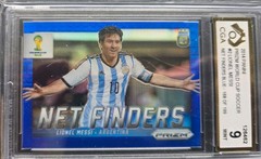 2014 Panini Blue Prizm World Cup Soccer Net Finders Lionel Messi CGA9 169/199