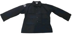 Galls Black BDU 4 Pocket Jacket – Poly/Cotton Large Regular