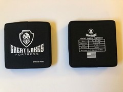 Tactical Level III+ Ceramic PE Curved Side Body Armor Plates PAIR 6 X 6