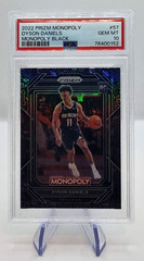 2022-23 Prizm Monopoly Dyson Daniels #57 Black PSA 10 RC Rookie Pelicans