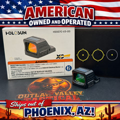 !NEW RELEASE! Holosun 507C X3 Multi-Reticle Gold Dot (HS507C-X3-GD)