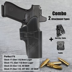 G17 Holster Fits Glock 17 17L 22 31 g31 G17 G22 gen 5 Gen4 9mm 40 Holder