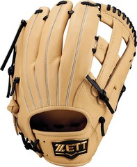 ZETT Soft Steer BRGB35540F Baseball Glove All-Round Pastel Brown Black LHT #3219