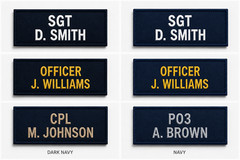 2″ Name Tapes, Military Nametapes, Custom Name Patches, Embroidered Name Tags