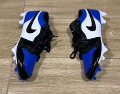New Nike Air Jordan 1 TD Football Cleats Royal/Black Mens FJ6245 401