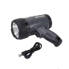 Defiant Rechargeable Spotlight 1000 Lumens LED Compact 3 Mode with USB Cable 💪
