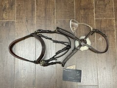 Dy’on Collection Figure 8 Grackle Horse Bridle Brown Pony New With Tags