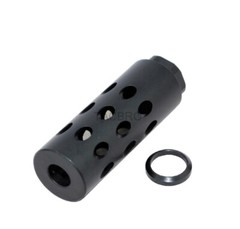 .308 Black Anodized Aluminum 5/8×24 Muzzle Brake for 308