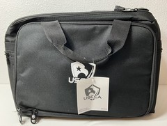 USCCA Range Bag Tactical Duffel Black 600D Carrying Case & Inner Bag Zip Closure