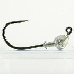 FISH HEAD JIGHEAD – 1/4 oz – Heavy Duty Wide Gap 3/0 Hook – 5, 10 or 25 pk