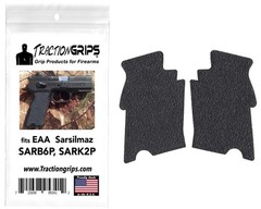 Tractiongrips rubber gun grip tape overlay for Sarsilmaz SAR B6P, K2P & RIA MAPP