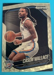 2024-25 Panini Prizm Black Cason Wallace Gold Vinyl # 1/5