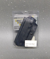 DSG Arms RH Black Kydex CDC IWB Holster for 1911 5″ w/ Rail USA MADE