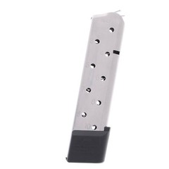 CMC 1911 Power Mag .45 ACP 10-Round Stainless Magazine M-PM-45FS10