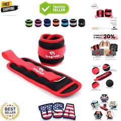 Ankle Weights for Women, Men and Kids – 1/2/3/4/6/8/10/12/15/20 LBS 1 Pair St…