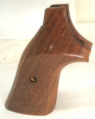 Vintage Smith & Wesson S&W J Frame S.B. Herretts Checkered Walnut OEM Grips MINT