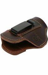 Right handed brown leather gun holster for Fits Glock G43X – IWB brown or black