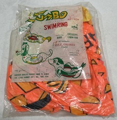 Vintage 1970’s Azrak Hamway Inflatable Jumbo Swim Ring 42” Giraffe Ahi Taiwan