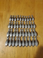 Bank Sinkers 2oz, 3oz, 4oz, & 5oz 10 each lead fishing weights