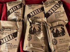 Military MRE 1/2 Case A Menus 1,2,3,4,5,6 ISP Date 9/25
