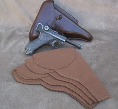 PISTOL SLEEVE PROTECTOR FOR MAUSER WW2 P08 LUGER FOR HARDSHELL HOLSTER USE 🔥