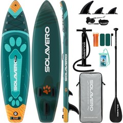 10’6″ Inflatable Stand Up Paddle Board with Accessorie, Blow Up SUP Paddle Board
