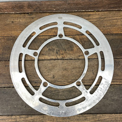 Vintage Stronglight Chainring Guard Sprocket Protector 5 Hole Alloy Chainguard