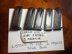 1 Factory Lorcin L9 L9 L 9mm 10 round RD Magazine Mag Clip