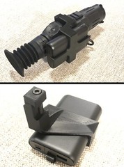 External Battery Pack For Sightmark Wraith HD 10,000mAh. Keeps 3 Pic slots Open!