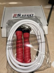 Weighted Jump Rope Adult Fitness and Weight Loss 1LB Adjustable VARIES RED&BLUE